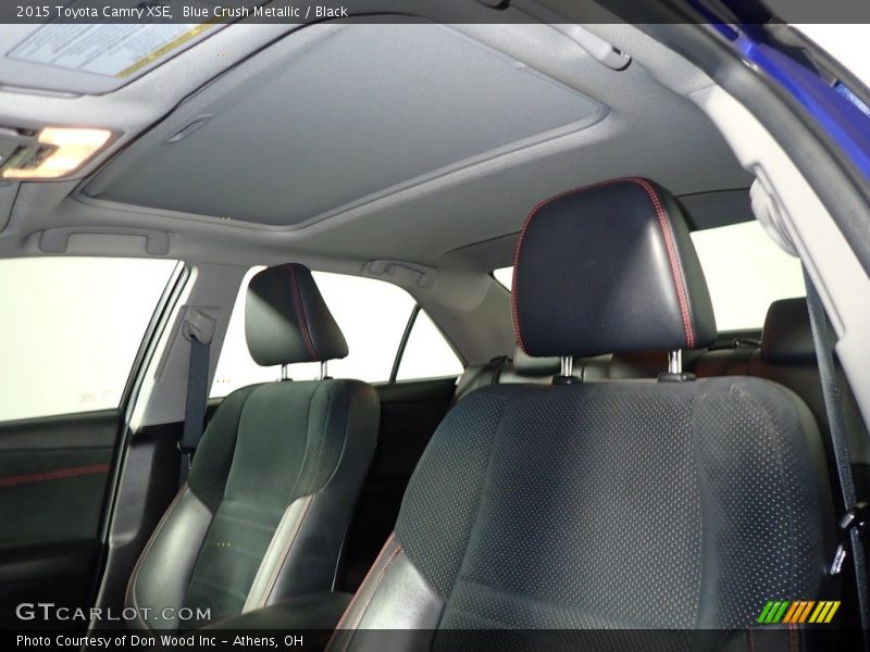 Blue Crush Metallic / Black 2015 Toyota Camry XSE