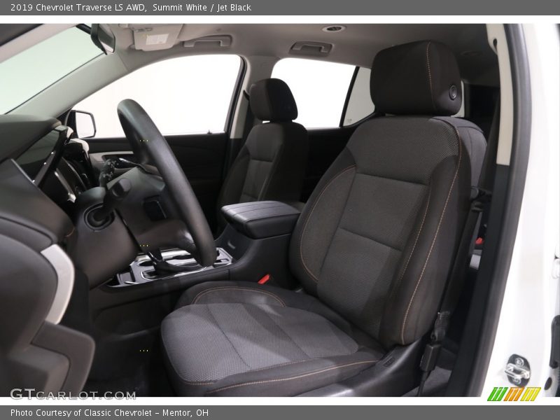 Summit White / Jet Black 2019 Chevrolet Traverse LS AWD