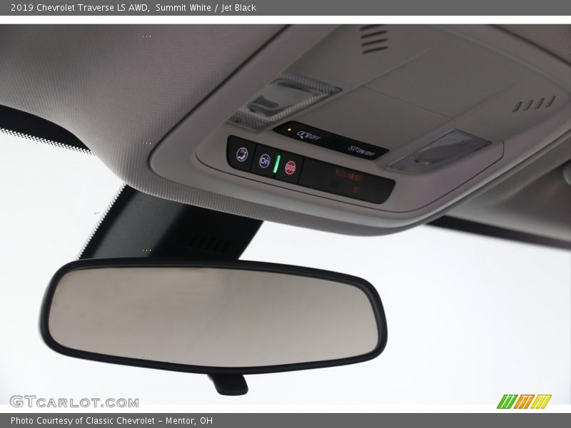 Summit White / Jet Black 2019 Chevrolet Traverse LS AWD