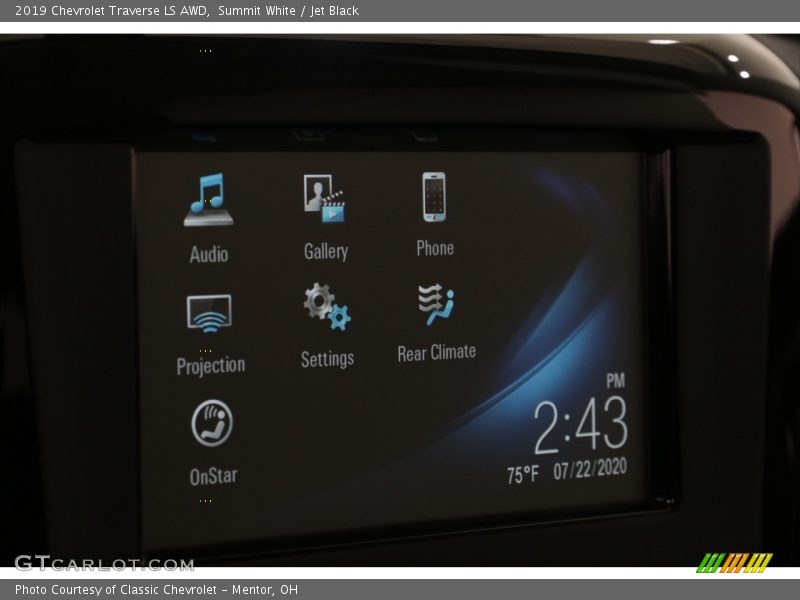 Summit White / Jet Black 2019 Chevrolet Traverse LS AWD