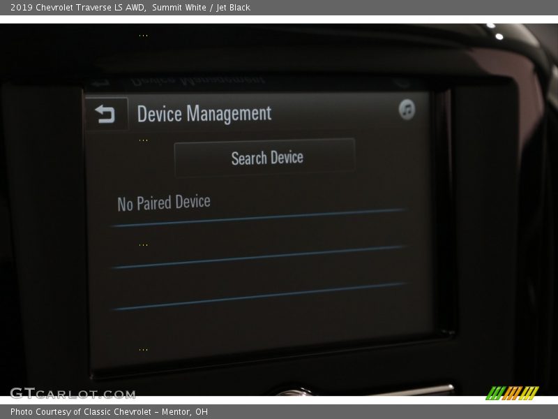 Summit White / Jet Black 2019 Chevrolet Traverse LS AWD