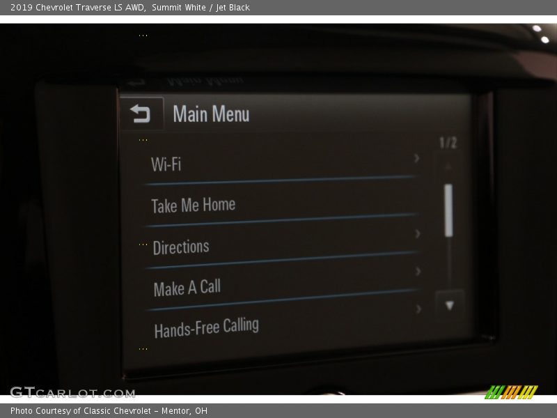 Summit White / Jet Black 2019 Chevrolet Traverse LS AWD