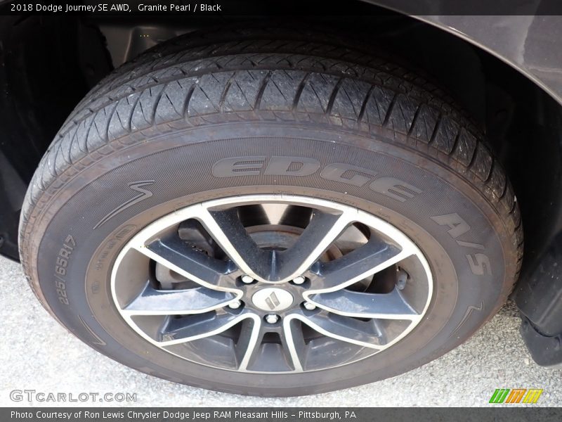 Granite Pearl / Black 2018 Dodge Journey SE AWD
