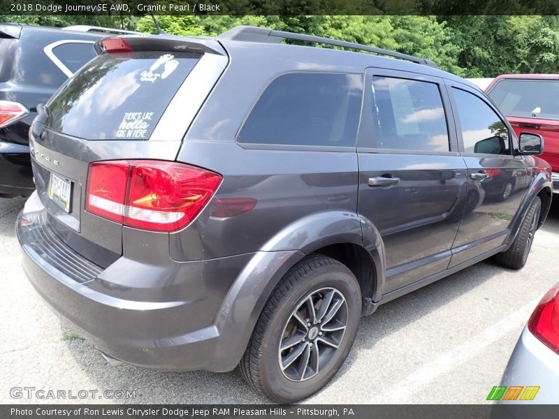 Granite Pearl / Black 2018 Dodge Journey SE AWD
