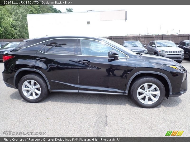 Obsidian Black / Black 2016 Lexus RX 350 AWD