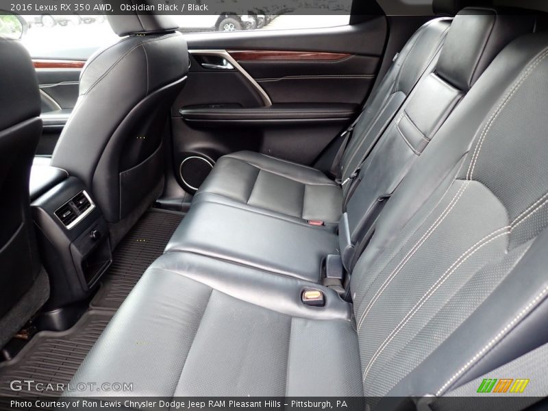 Obsidian Black / Black 2016 Lexus RX 350 AWD