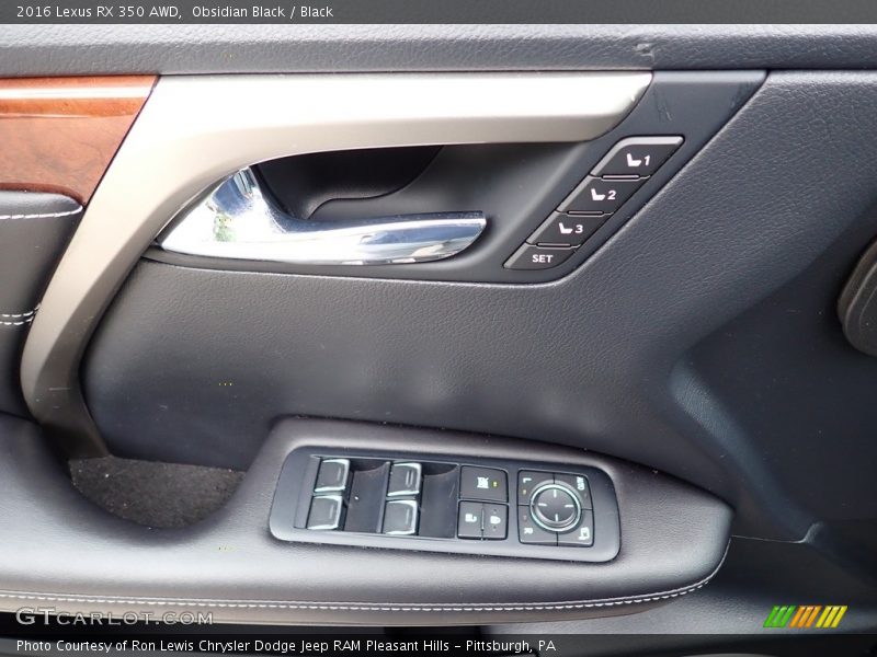 Obsidian Black / Black 2016 Lexus RX 350 AWD