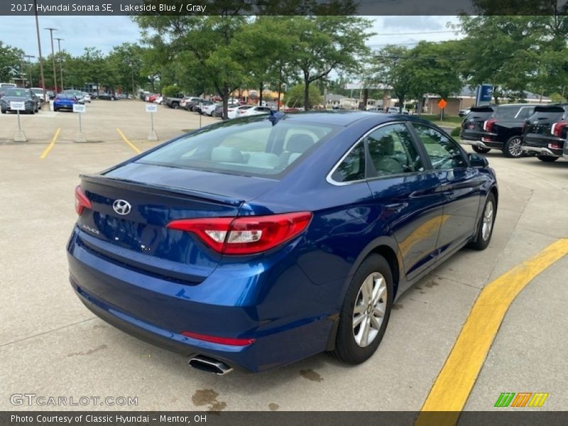 Lakeside Blue / Gray 2017 Hyundai Sonata SE