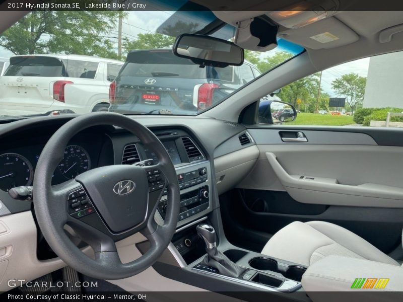 Lakeside Blue / Gray 2017 Hyundai Sonata SE