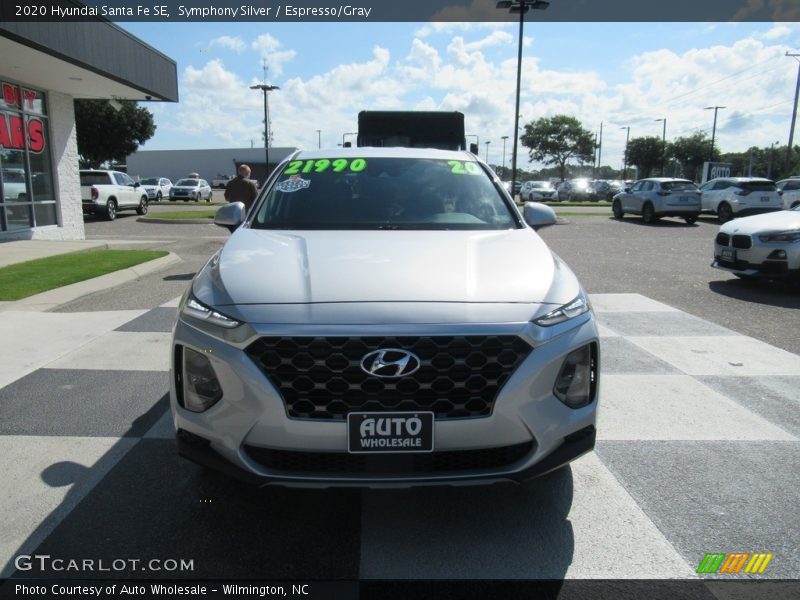 Symphony Silver / Espresso/Gray 2020 Hyundai Santa Fe SE