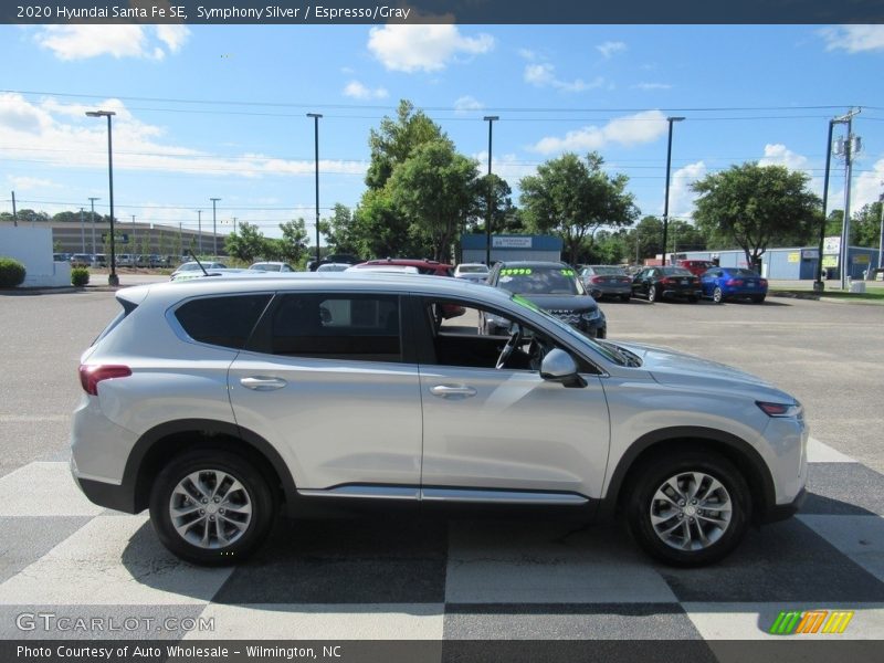 Symphony Silver / Espresso/Gray 2020 Hyundai Santa Fe SE