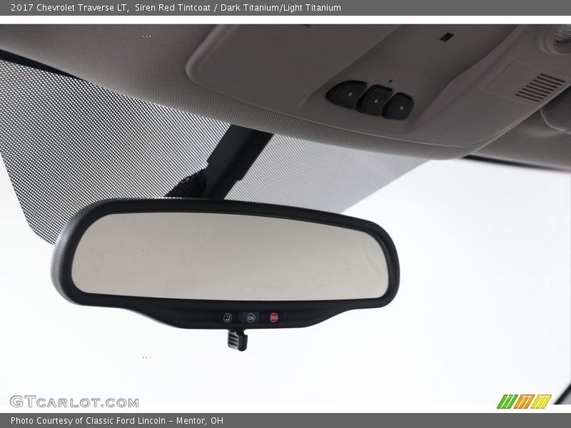 Siren Red Tintcoat / Dark Titanium/Light Titanium 2017 Chevrolet Traverse LT