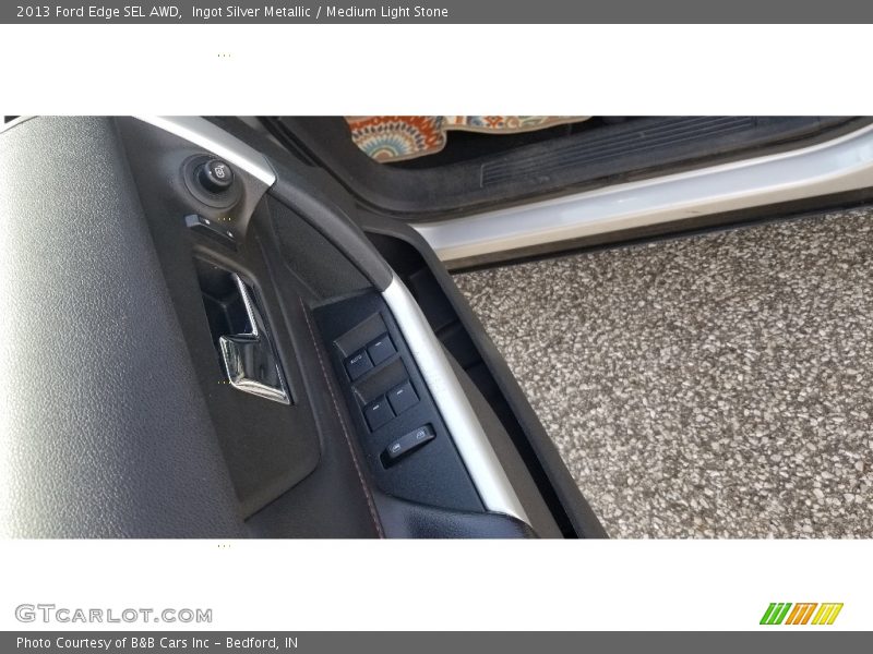 Ingot Silver Metallic / Medium Light Stone 2013 Ford Edge SEL AWD
