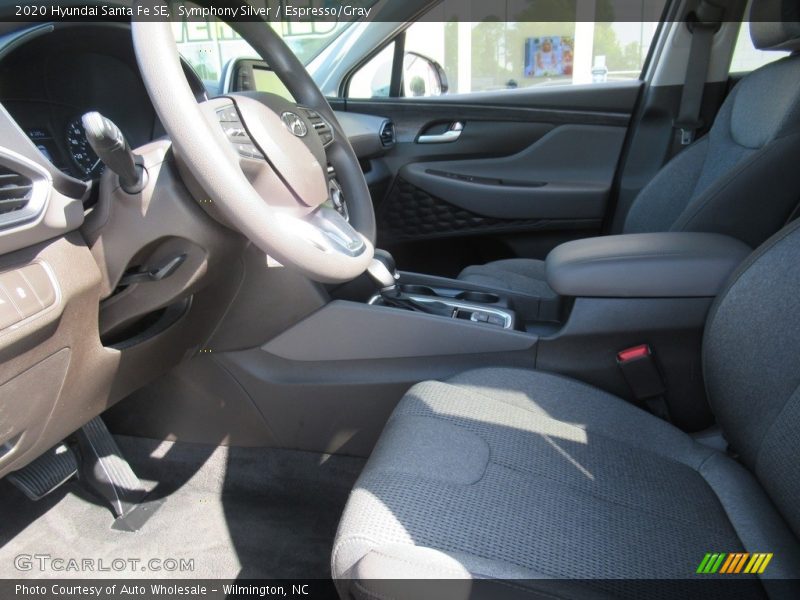 Symphony Silver / Espresso/Gray 2020 Hyundai Santa Fe SE