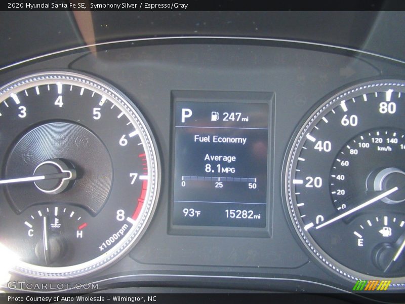 Symphony Silver / Espresso/Gray 2020 Hyundai Santa Fe SE