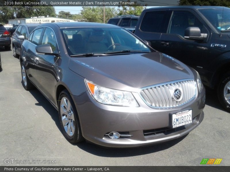 Quicksilver Metallic / Dark Titanium/Light Titanium 2010 Buick LaCrosse CXL
