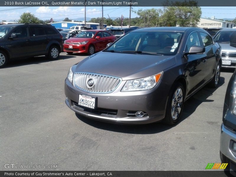 Quicksilver Metallic / Dark Titanium/Light Titanium 2010 Buick LaCrosse CXL