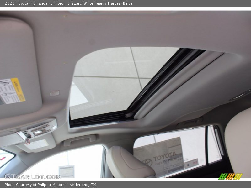 Blizzard White Pearl / Harvest Beige 2020 Toyota Highlander Limited