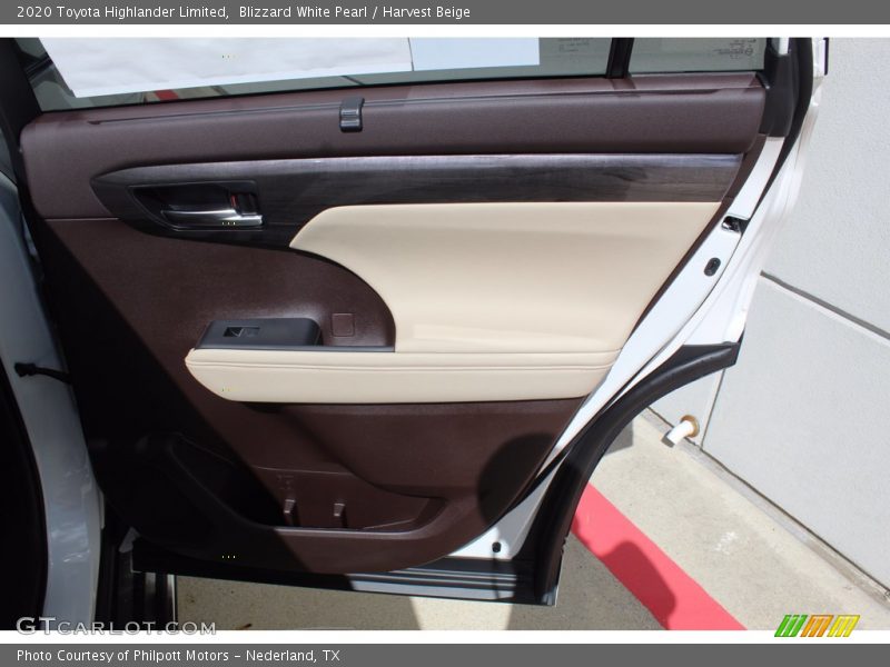 Blizzard White Pearl / Harvest Beige 2020 Toyota Highlander Limited