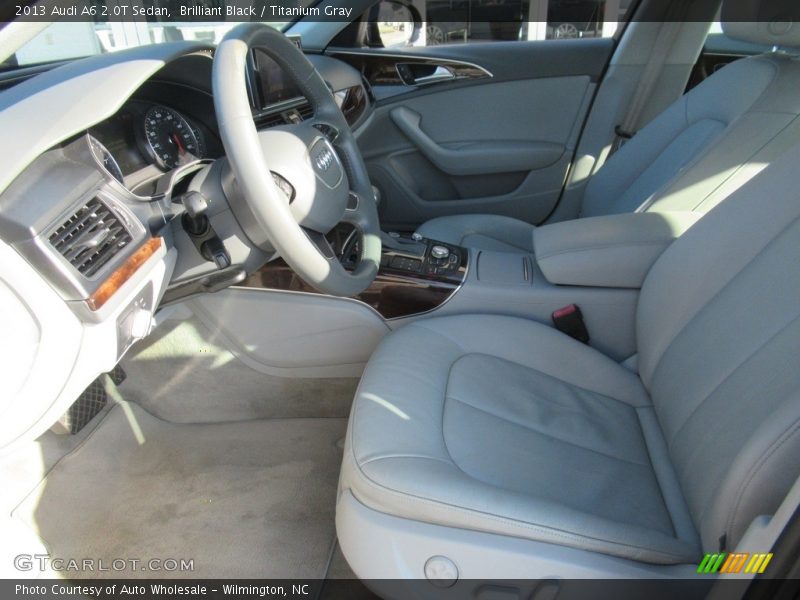 Brilliant Black / Titanium Gray 2013 Audi A6 2.0T Sedan