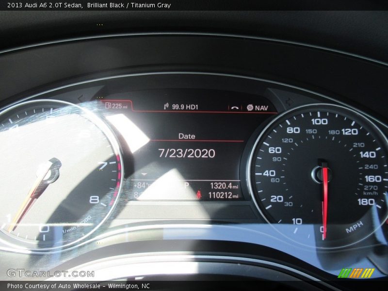 Brilliant Black / Titanium Gray 2013 Audi A6 2.0T Sedan