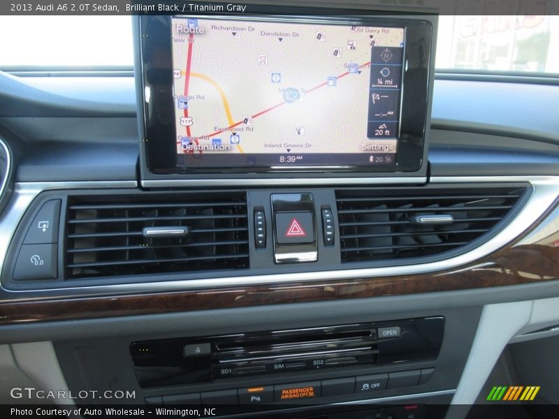 Brilliant Black / Titanium Gray 2013 Audi A6 2.0T Sedan