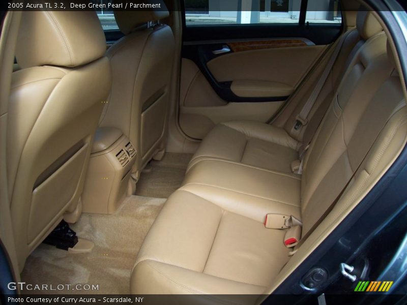 Deep Green Pearl / Parchment 2005 Acura TL 3.2