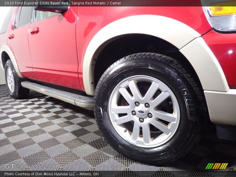 Sangria Red Metallic / Camel 2010 Ford Explorer Eddie Bauer 4x4
