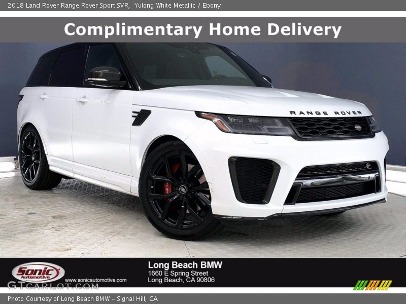 Yulong White Metallic / Ebony 2018 Land Rover Range Rover Sport SVR