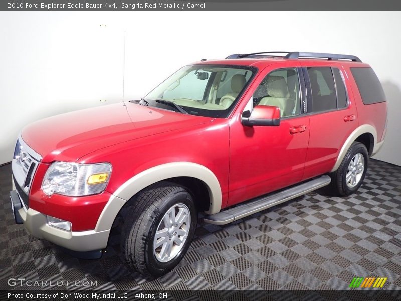 Sangria Red Metallic / Camel 2010 Ford Explorer Eddie Bauer 4x4