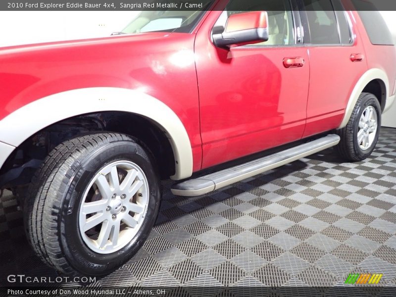 Sangria Red Metallic / Camel 2010 Ford Explorer Eddie Bauer 4x4