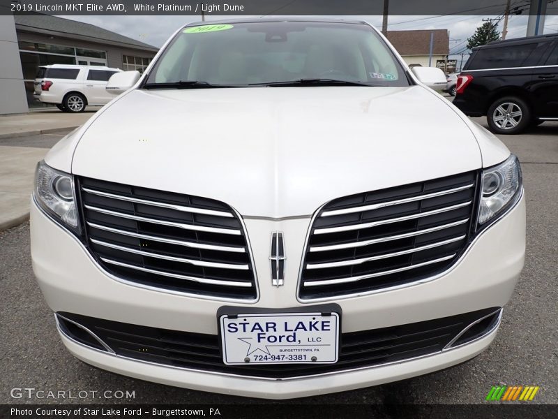 White Platinum / Light Dune 2019 Lincoln MKT Elite AWD