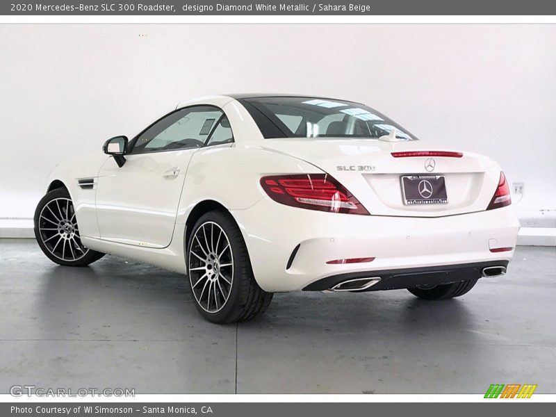 designo Diamond White Metallic / Sahara Beige 2020 Mercedes-Benz SLC 300 Roadster