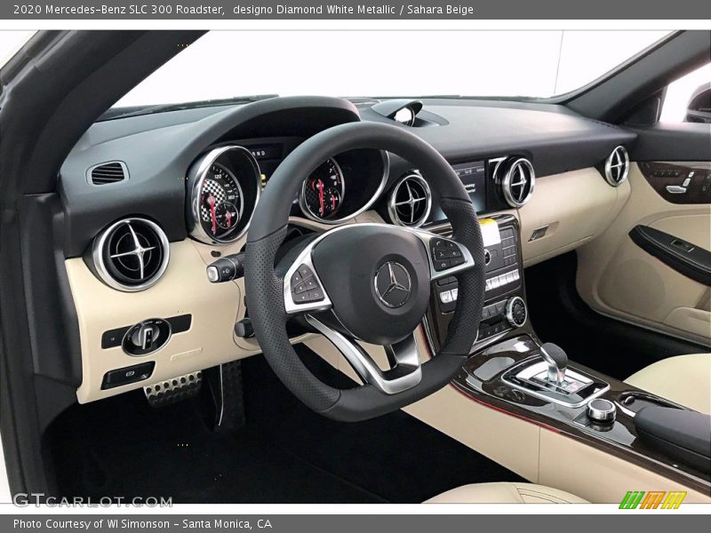 designo Diamond White Metallic / Sahara Beige 2020 Mercedes-Benz SLC 300 Roadster