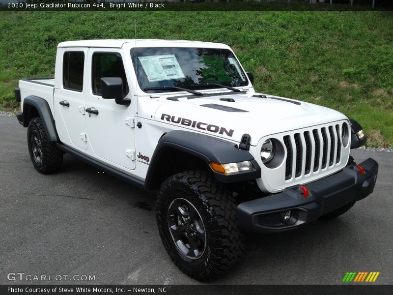 Bright White / Black 2020 Jeep Gladiator Rubicon 4x4