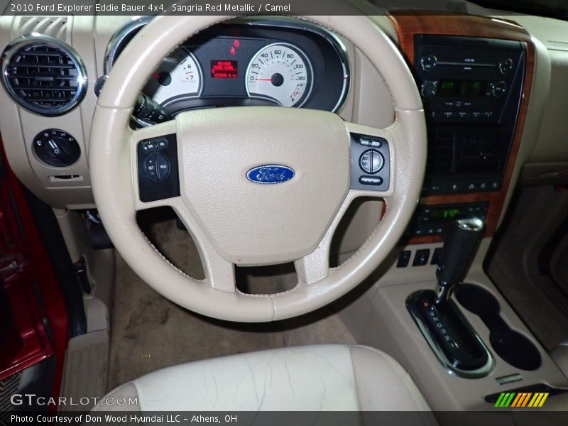 Sangria Red Metallic / Camel 2010 Ford Explorer Eddie Bauer 4x4