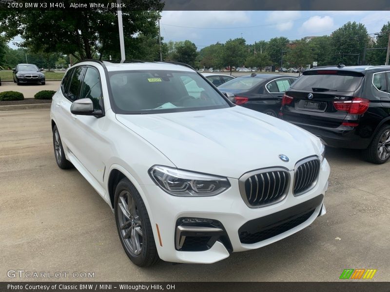 Alpine White / Black 2020 BMW X3 M40i