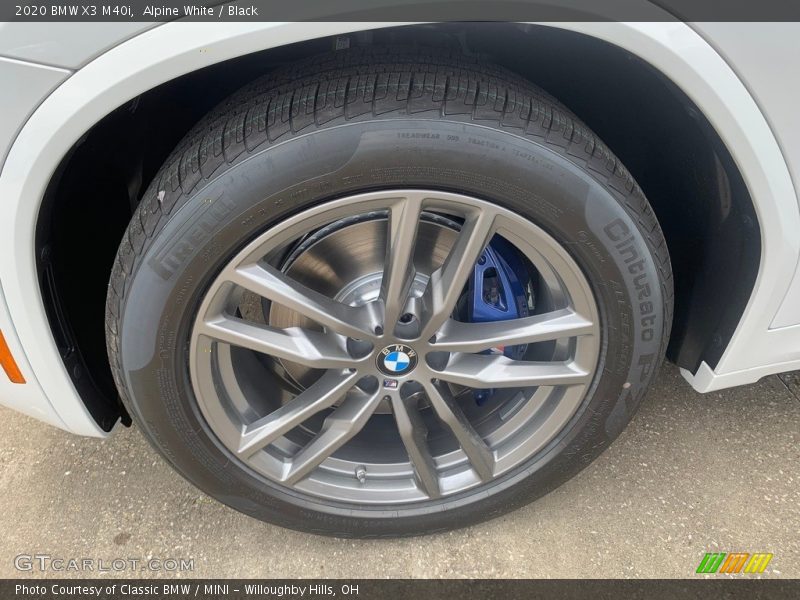 Alpine White / Black 2020 BMW X3 M40i