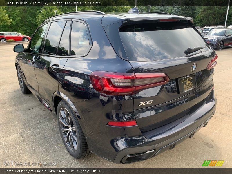 Carbon Black Metallic / Coffee 2021 BMW X5 xDrive45e