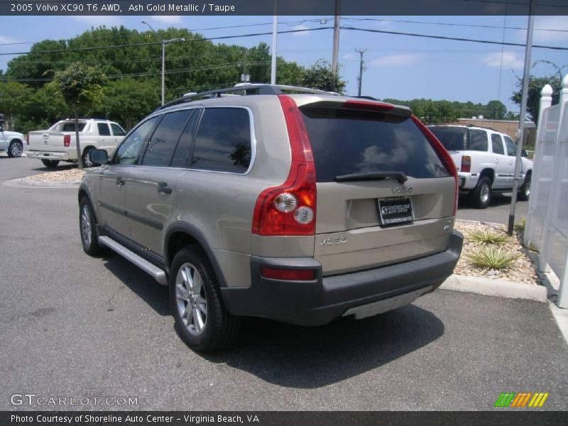 Ash Gold Metallic / Taupe 2005 Volvo XC90 T6 AWD