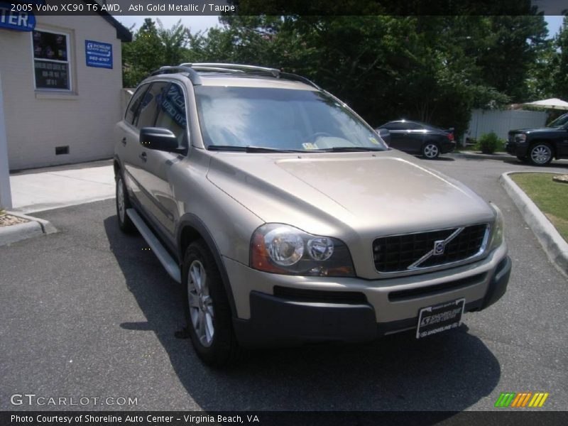 Ash Gold Metallic / Taupe 2005 Volvo XC90 T6 AWD