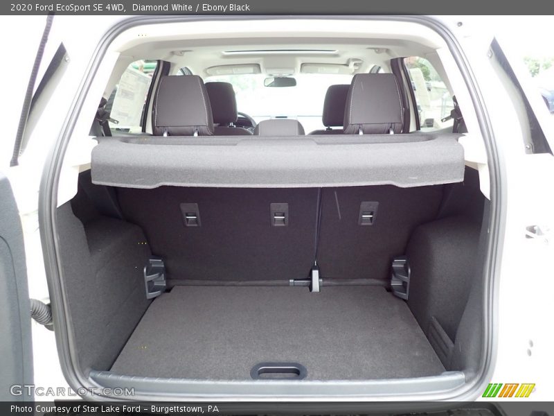 Diamond White / Ebony Black 2020 Ford EcoSport SE 4WD