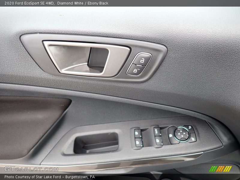 Diamond White / Ebony Black 2020 Ford EcoSport SE 4WD