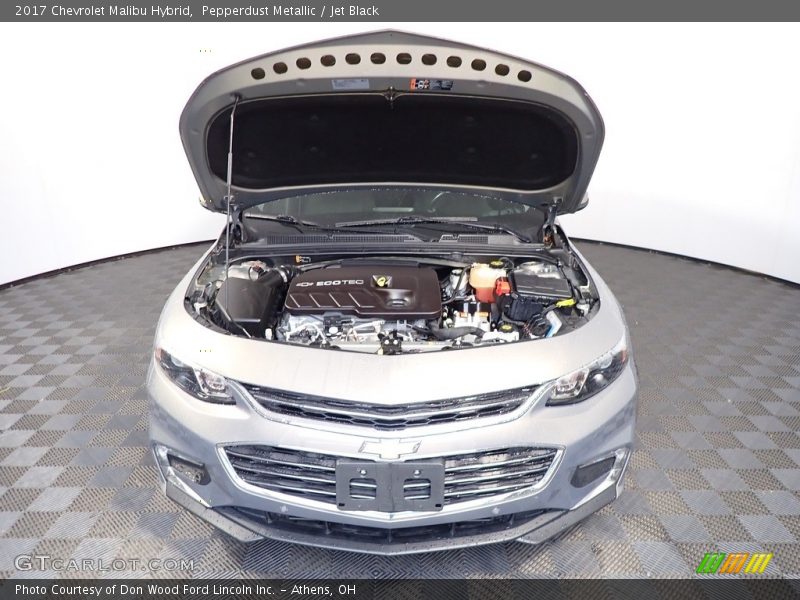 Pepperdust Metallic / Jet Black 2017 Chevrolet Malibu Hybrid