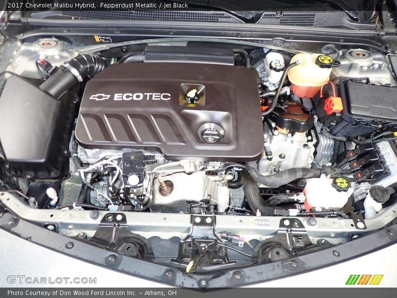 Pepperdust Metallic / Jet Black 2017 Chevrolet Malibu Hybrid