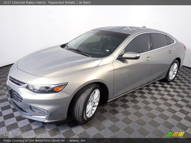 Pepperdust Metallic / Jet Black 2017 Chevrolet Malibu Hybrid