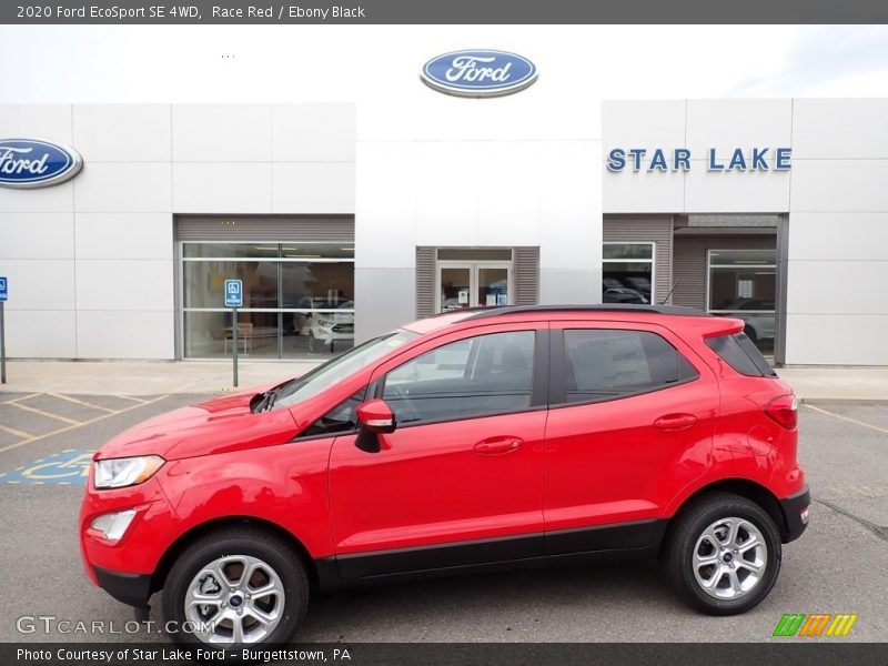 Race Red / Ebony Black 2020 Ford EcoSport SE 4WD