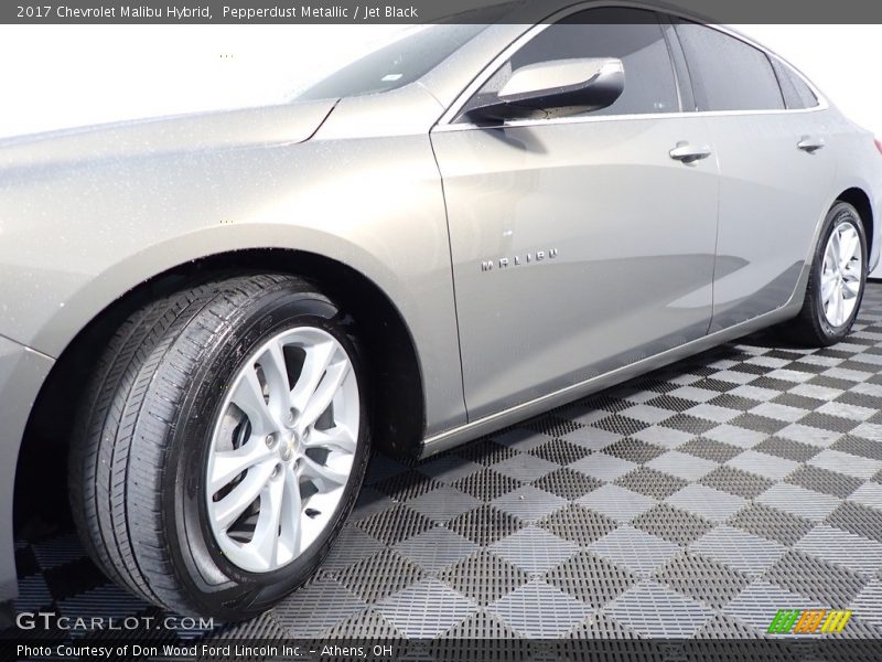 Pepperdust Metallic / Jet Black 2017 Chevrolet Malibu Hybrid