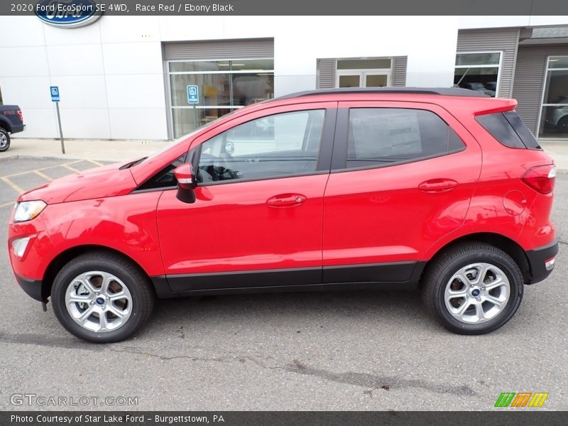 Race Red / Ebony Black 2020 Ford EcoSport SE 4WD