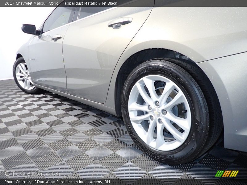 Pepperdust Metallic / Jet Black 2017 Chevrolet Malibu Hybrid
